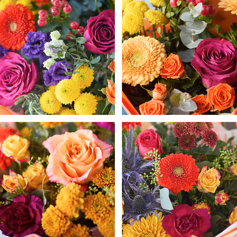 Image 2 of 4 of Radiant Sunrise No Lilies Bouquet