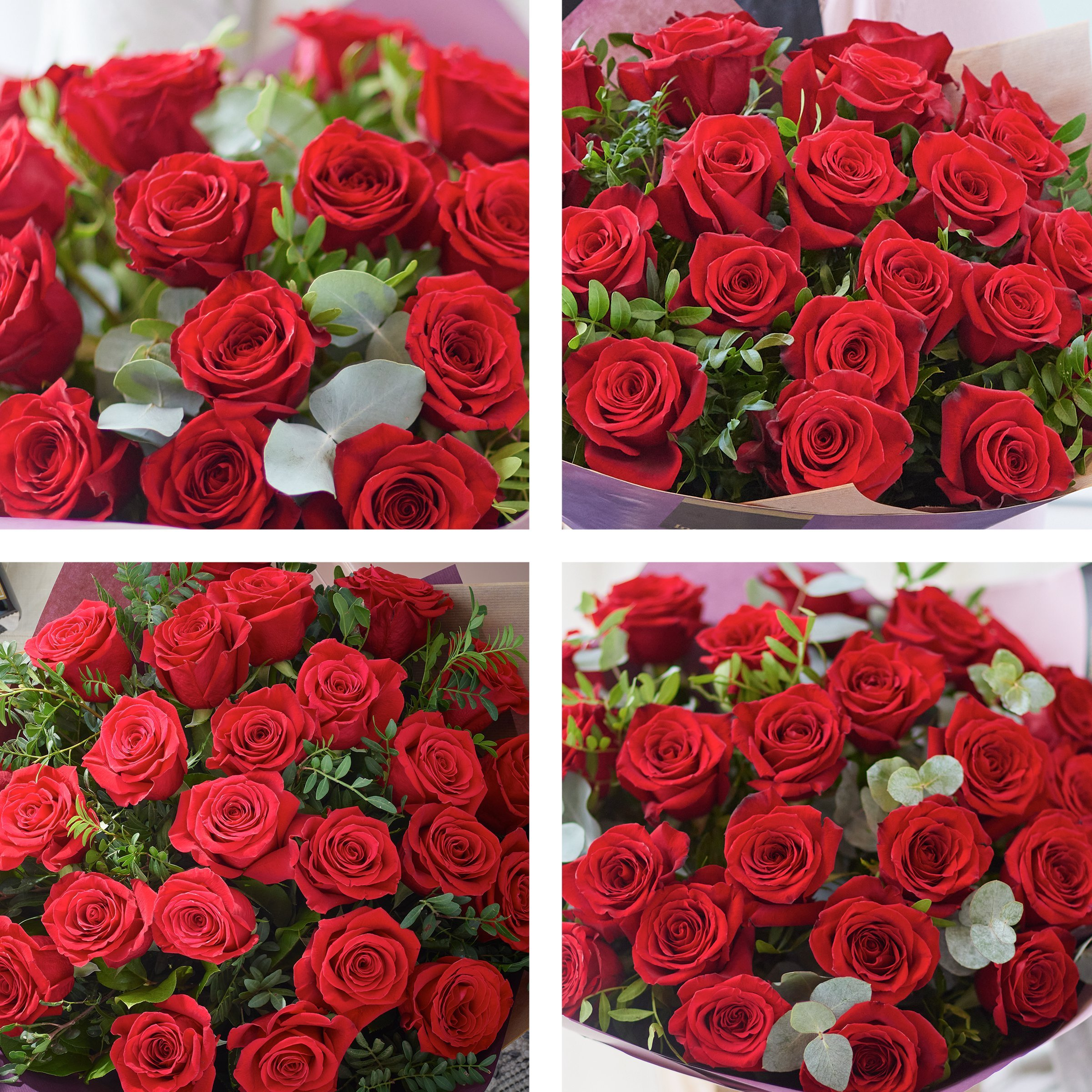 Image 2 of 4 of 24 Sumptuous Anniversary Red Roses