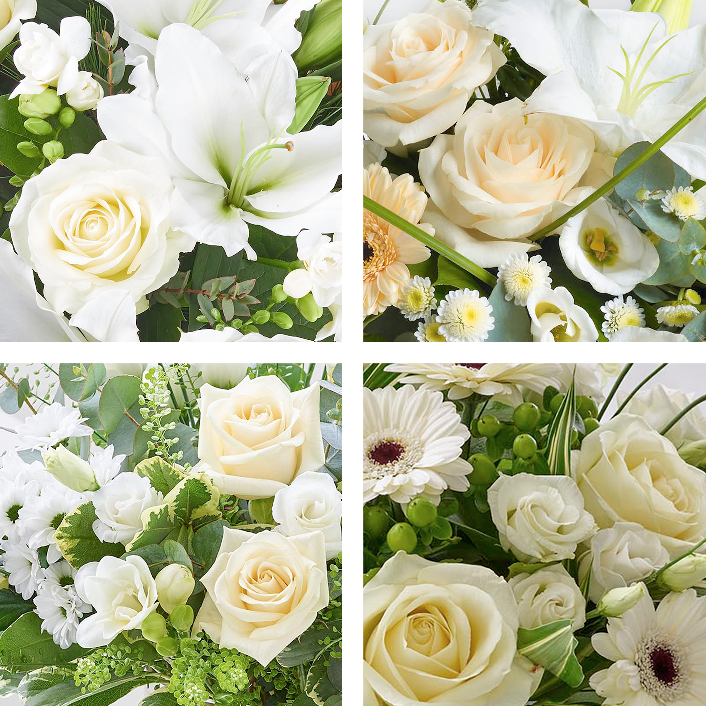 Image 2 of 4 of Luxury Neutral Bouquet in a Vase
