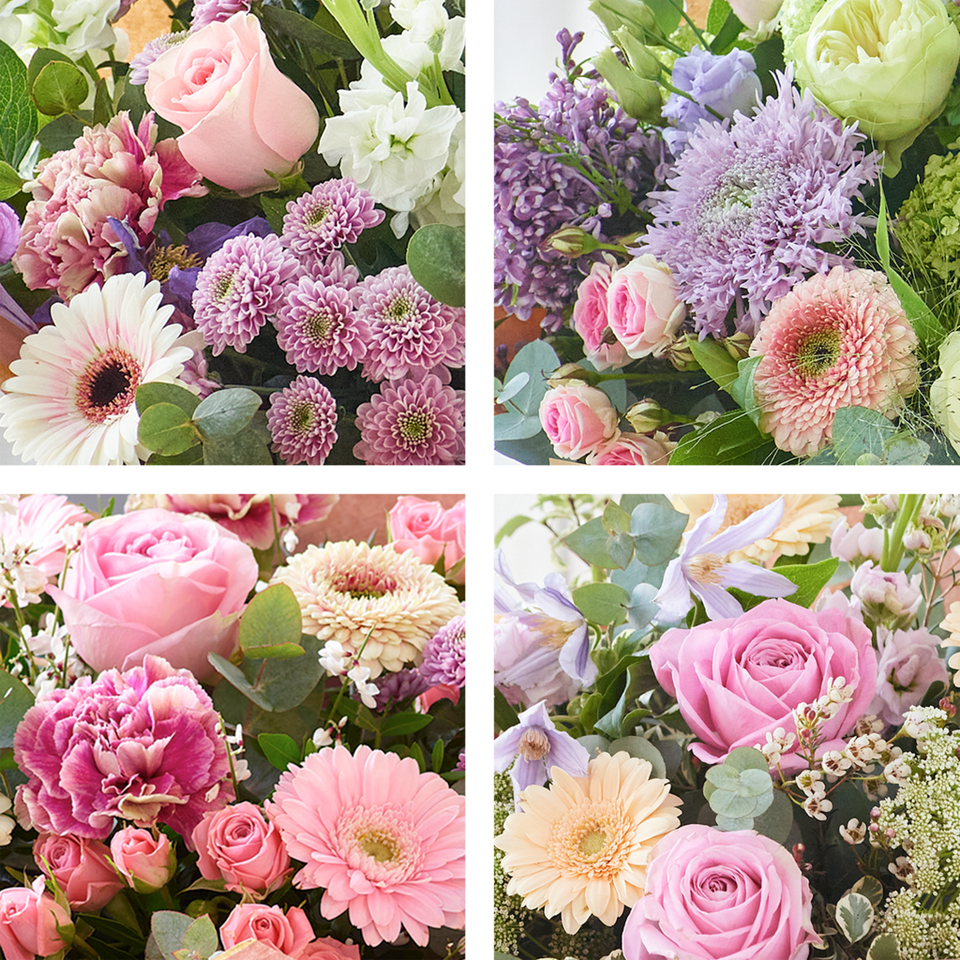 Image 2 of 4 of Luxury Pastel Bouquet in a Vase
