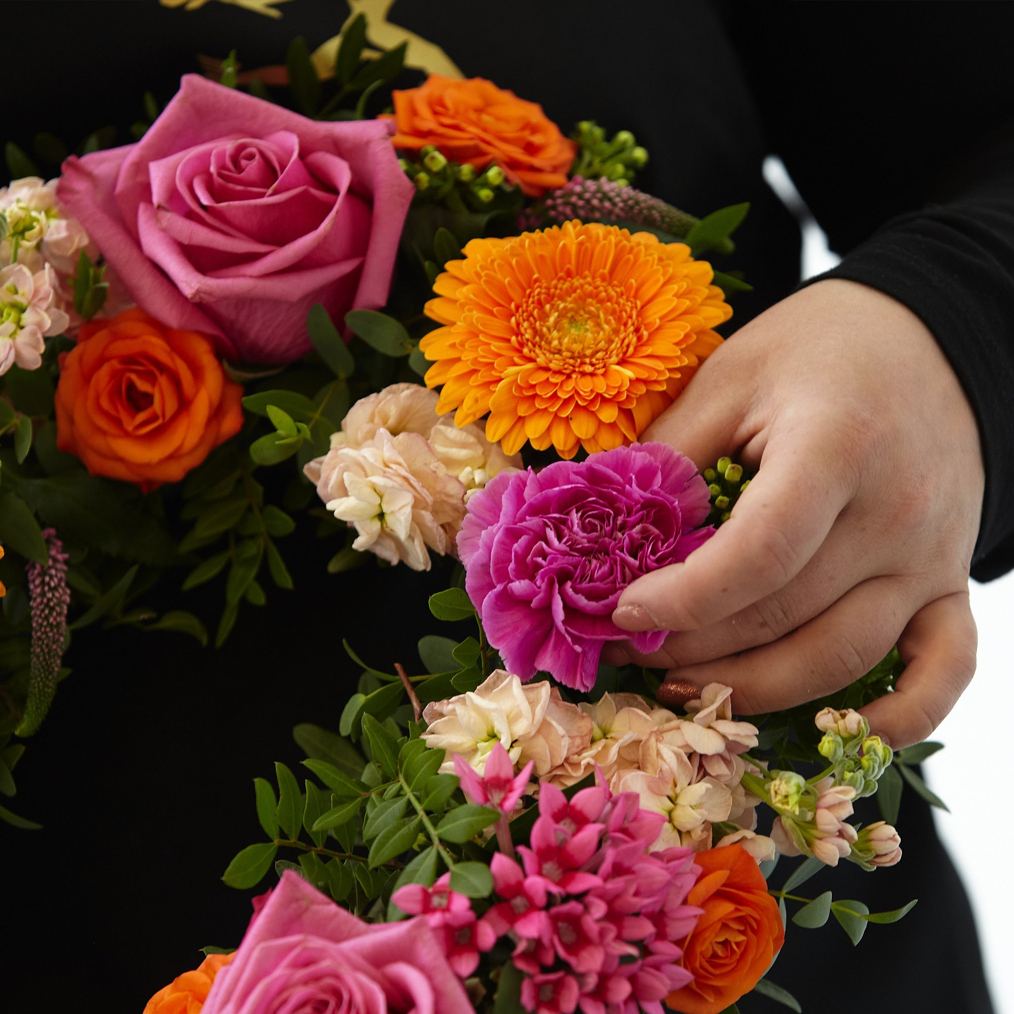 Crafted by a local florist