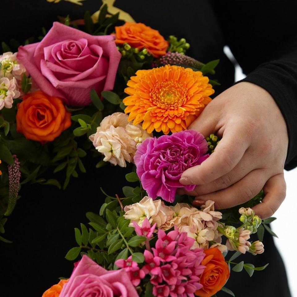 Crafted by a local florist