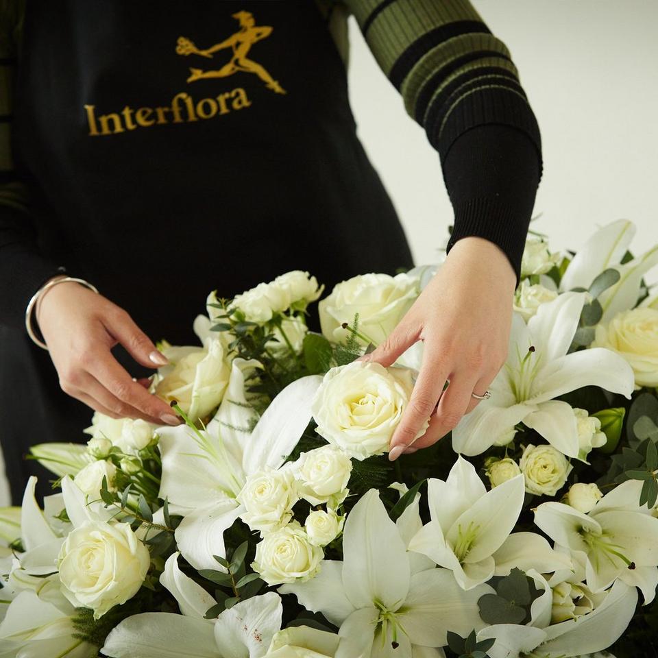 Crafted by a local florist