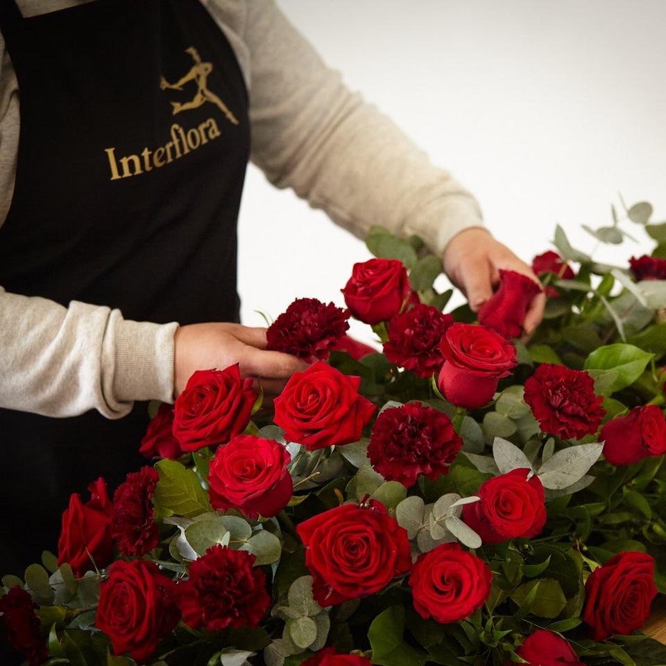 Crafted by a local florist