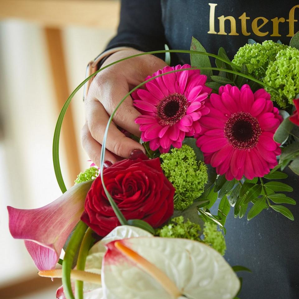 Crafted by a local florist