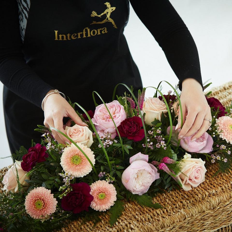 Crafted by a local florist