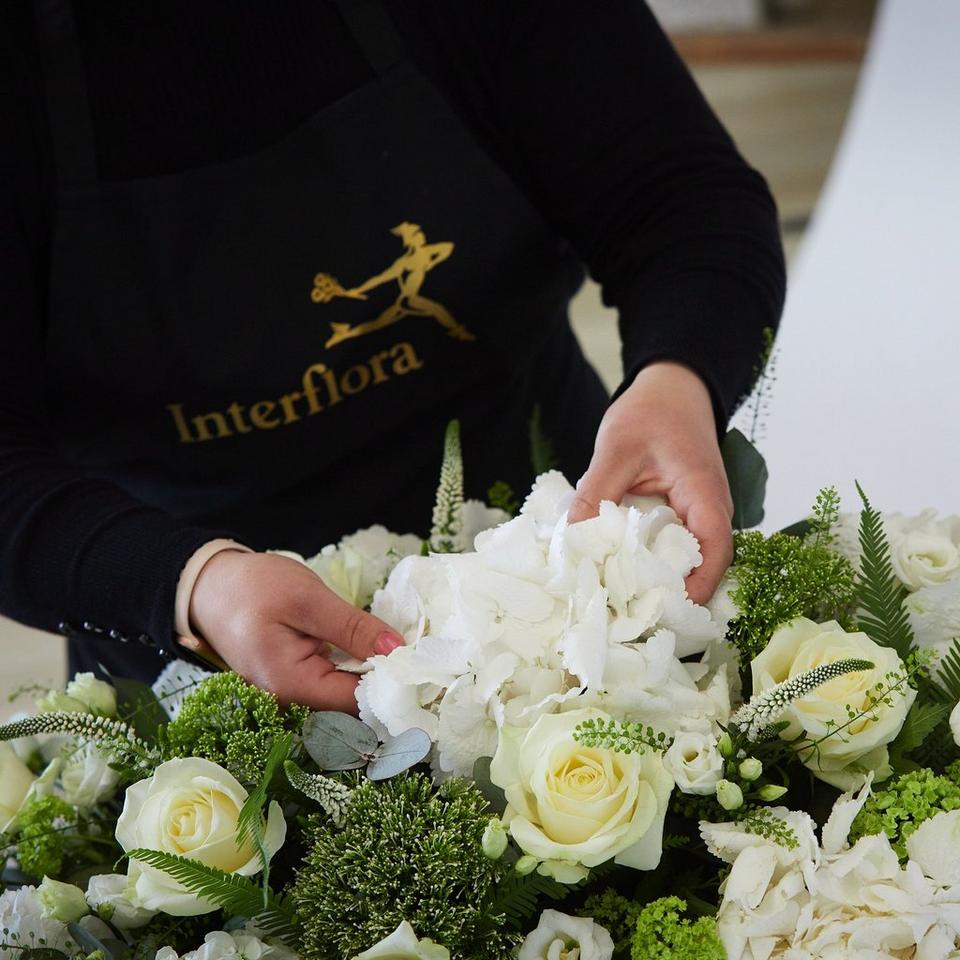 Crafted by a local florist
