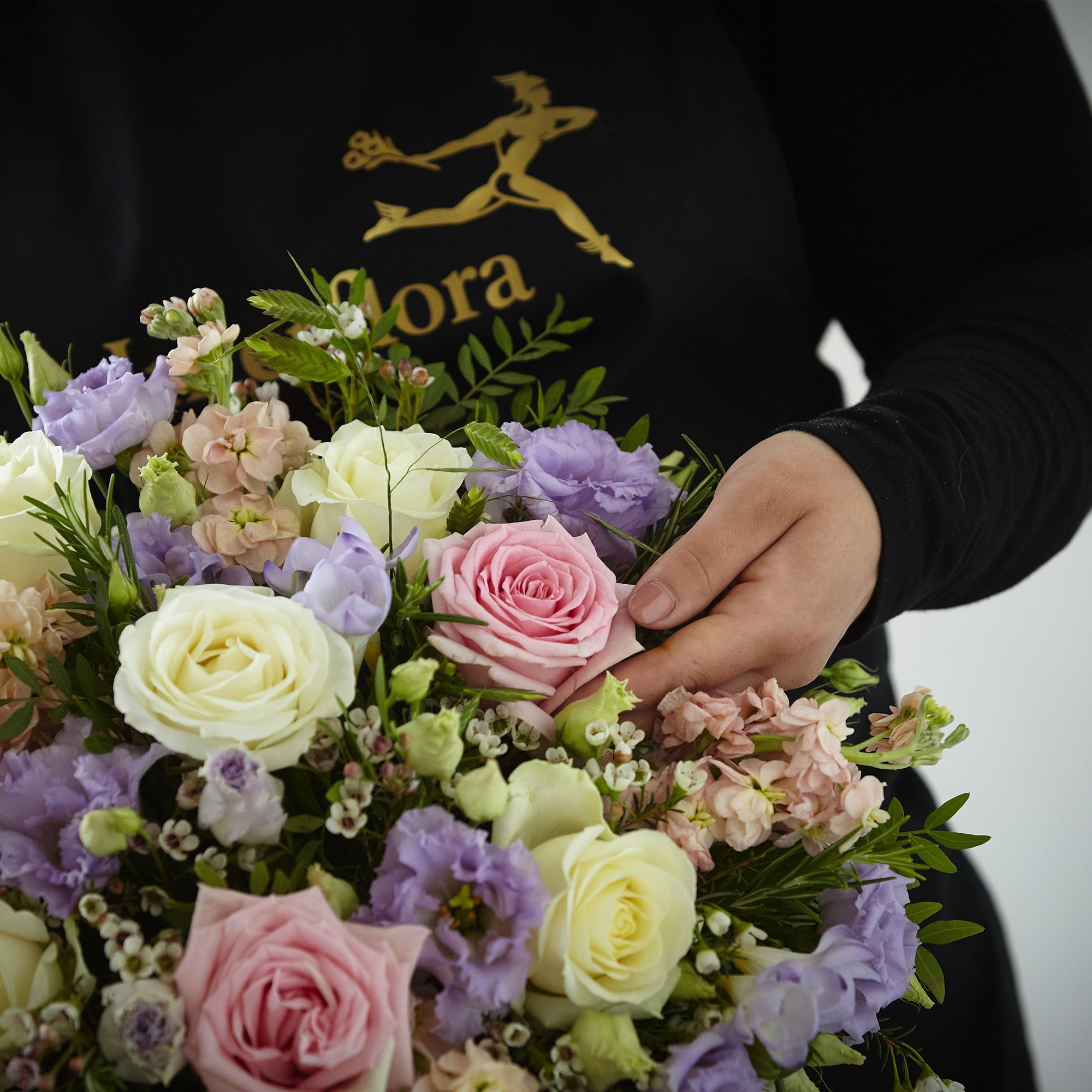 Crafted by a local florist
