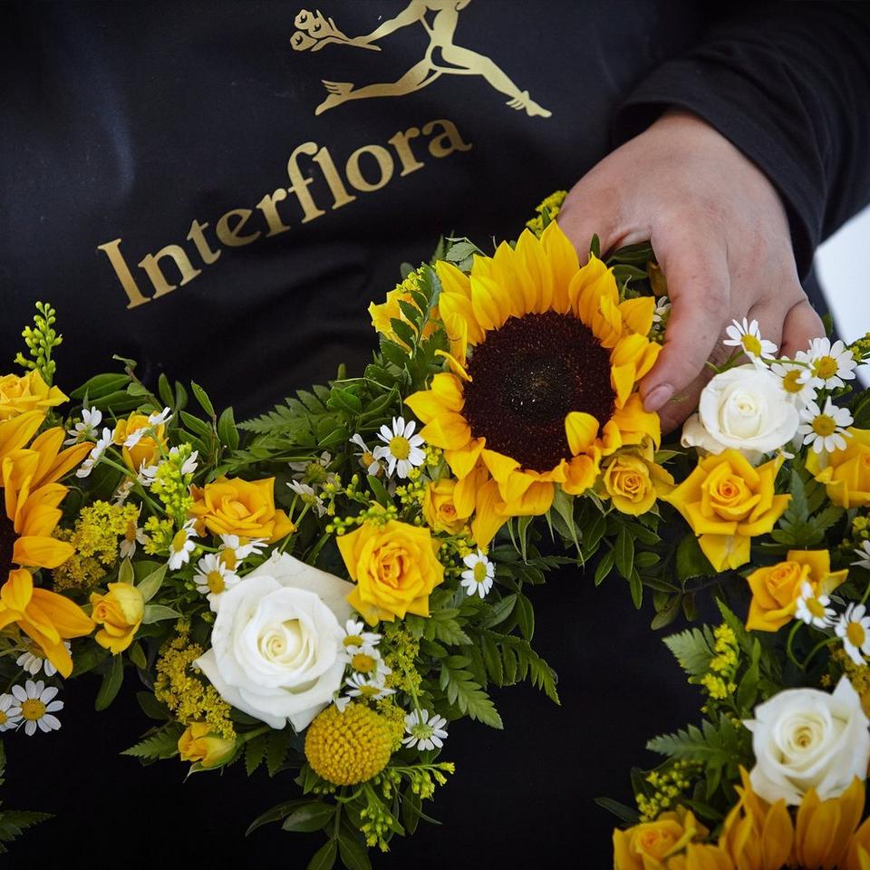 Crafted by a local florist
