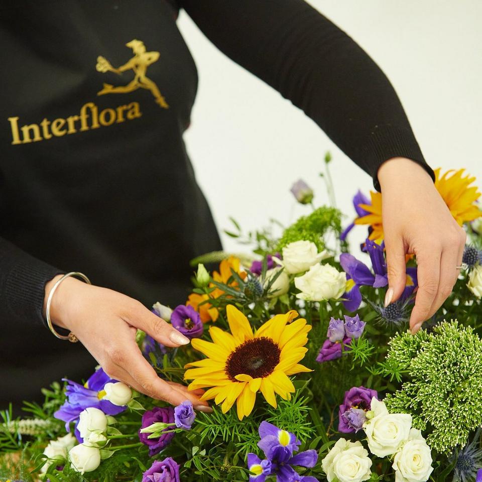 Crafted by a local florist
