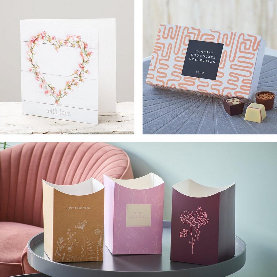 Image 3 of 5 of Get Well gift set with chocolates and card