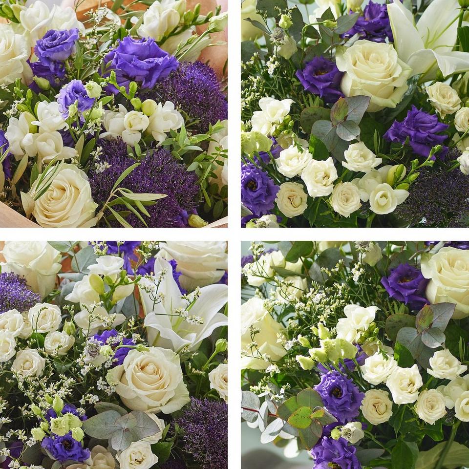 Image 2 of 4 of Birthday Lisianthus & Roses Bouquet