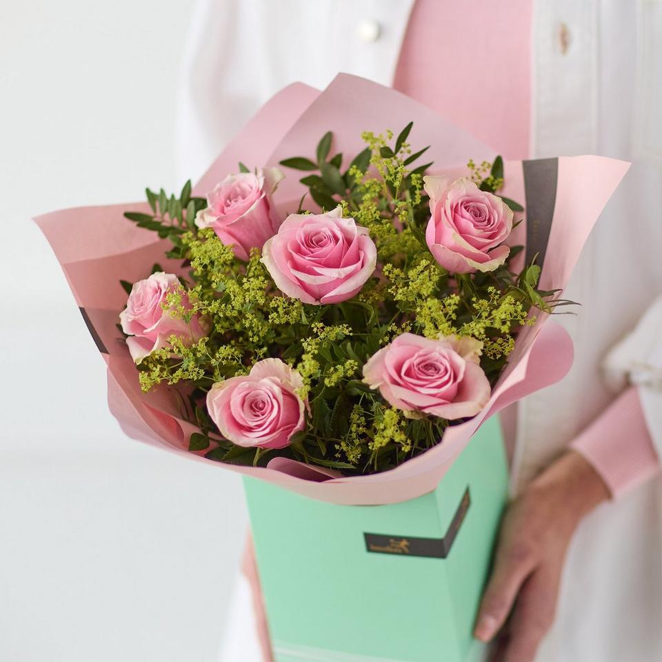 Pink Rose Gift Box