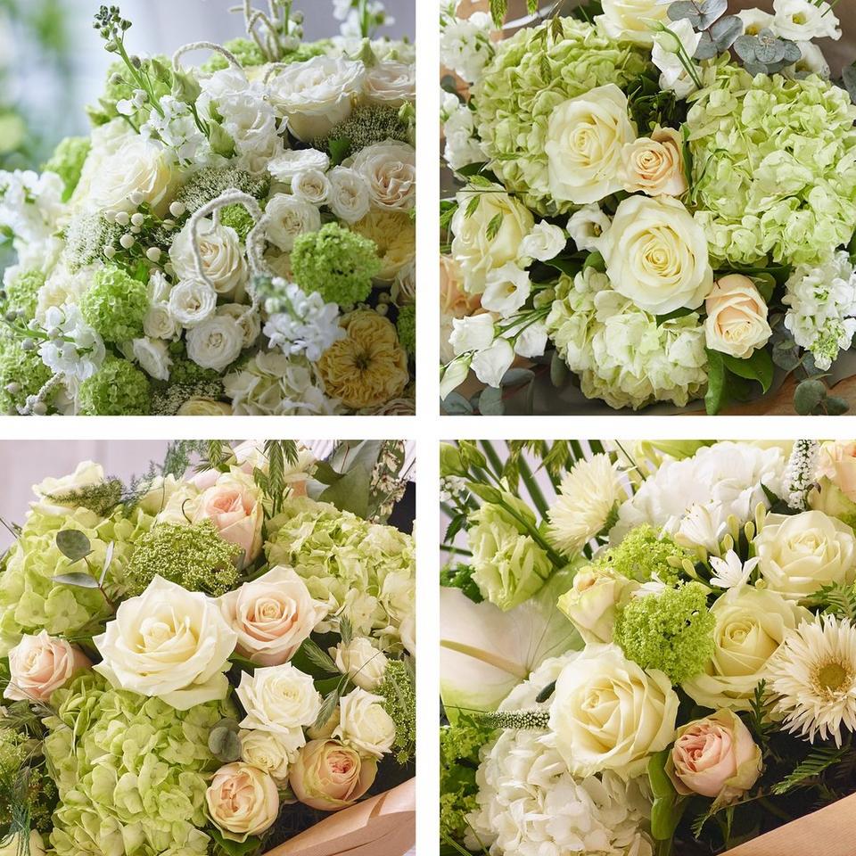 Image 2 of 5 of Showstopping White Flower Luxury Bouquet