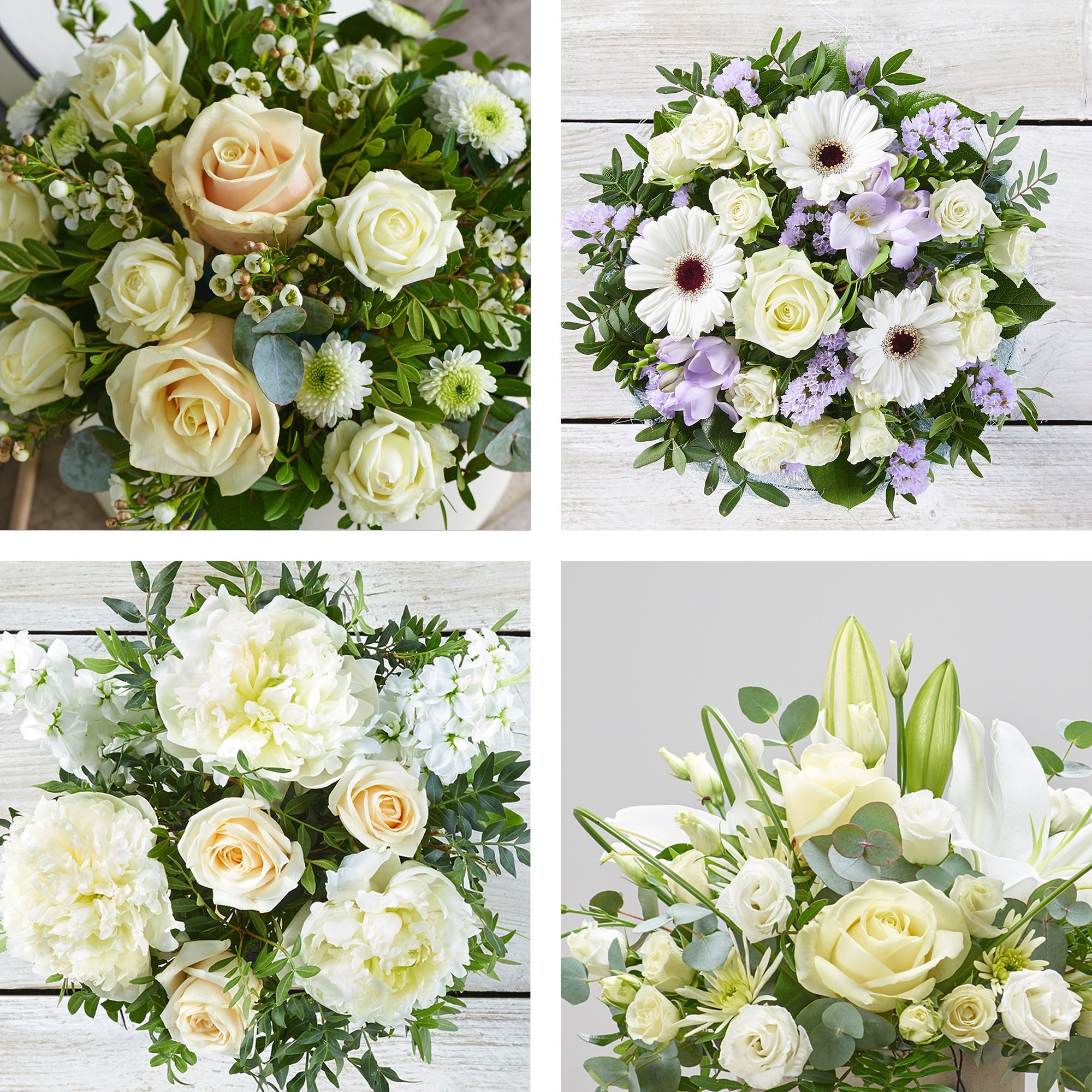 Image 2 of 4 of Sympathy hand-tied made with the finest flowers
