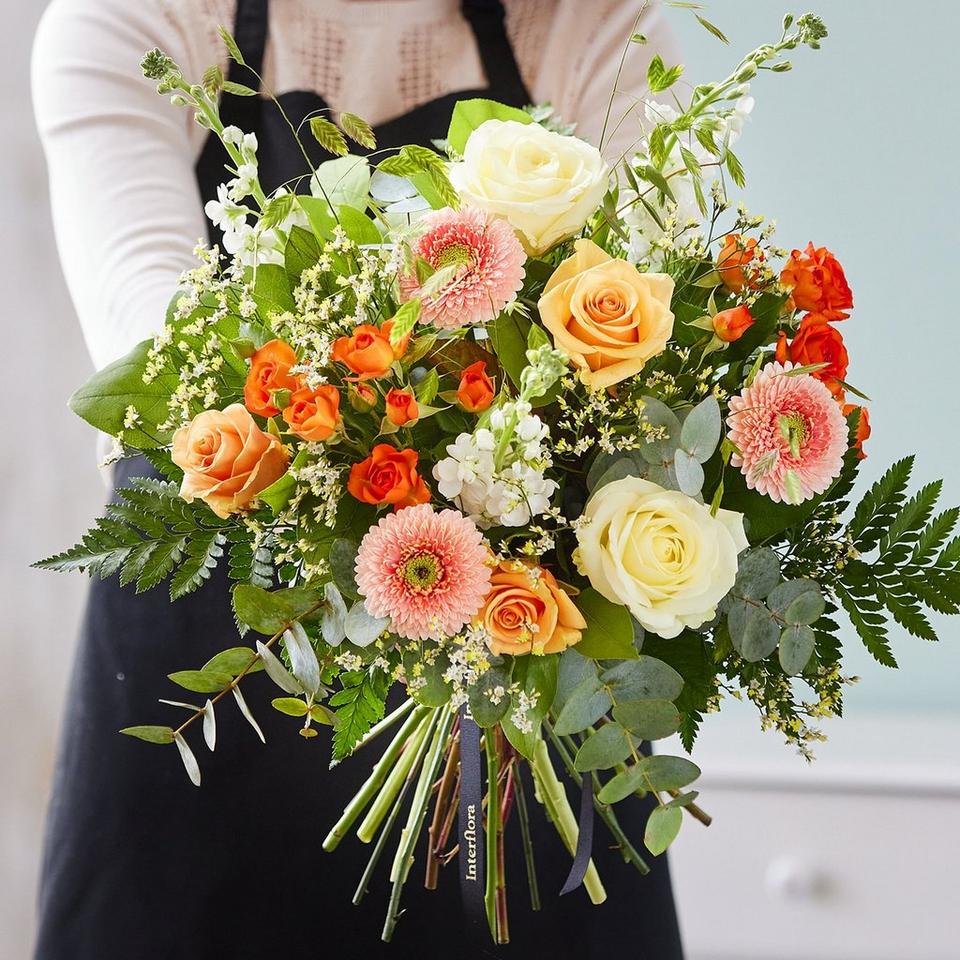 Hand-tied bouquet made with the finest flowers