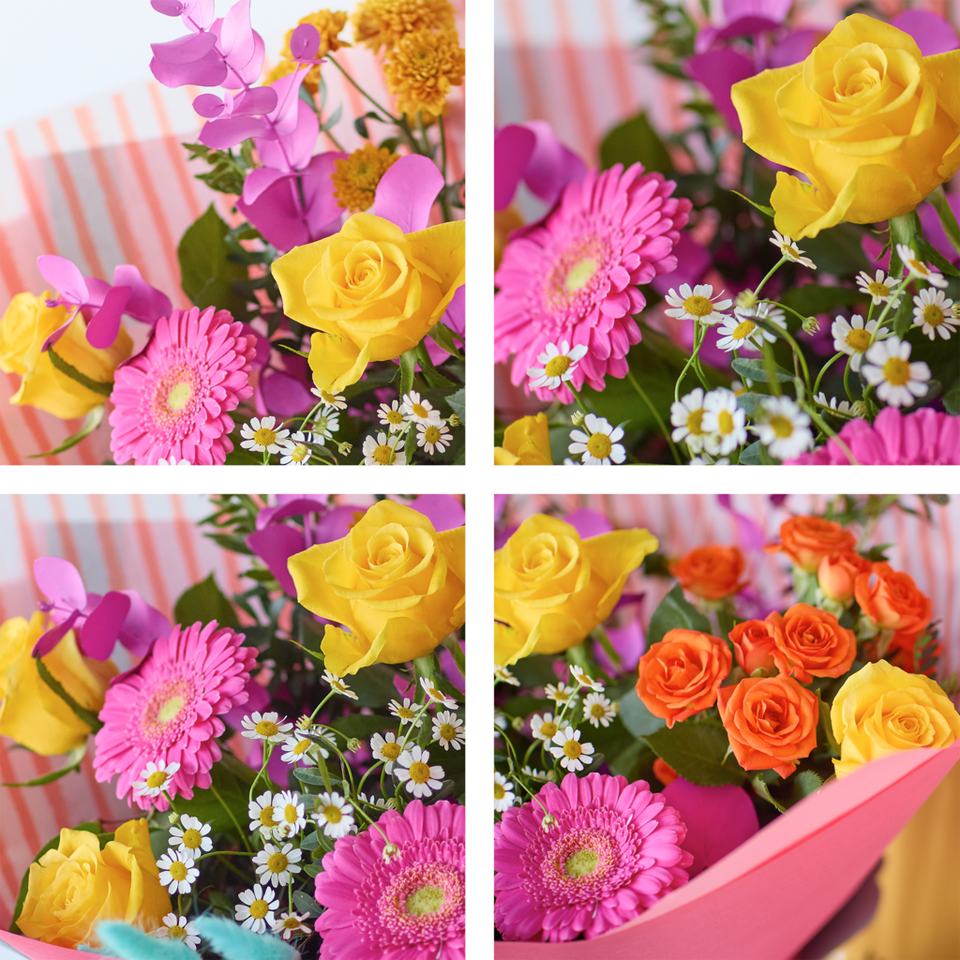 Image 2 of 4 of Summer Trending Bouquet with Yellow Roses