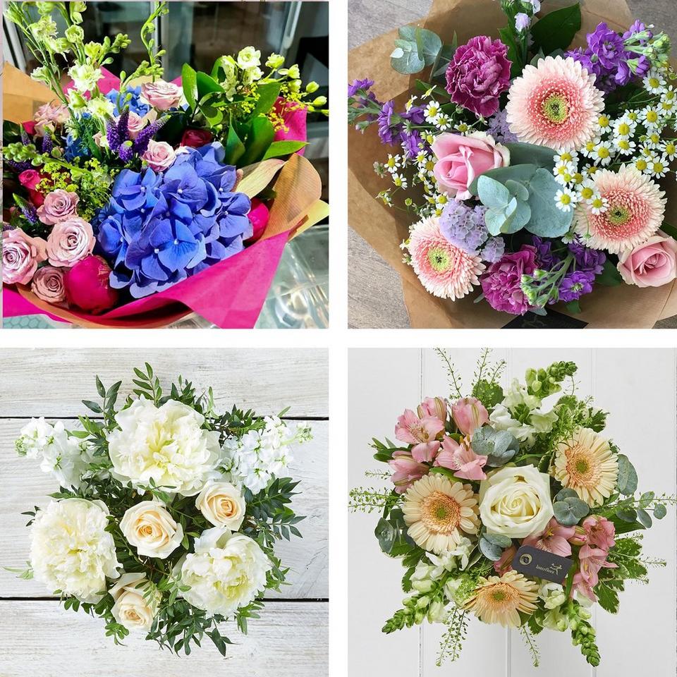 Image 2 of 5 of Lily free hand-tied bouquet made with the finest flowers