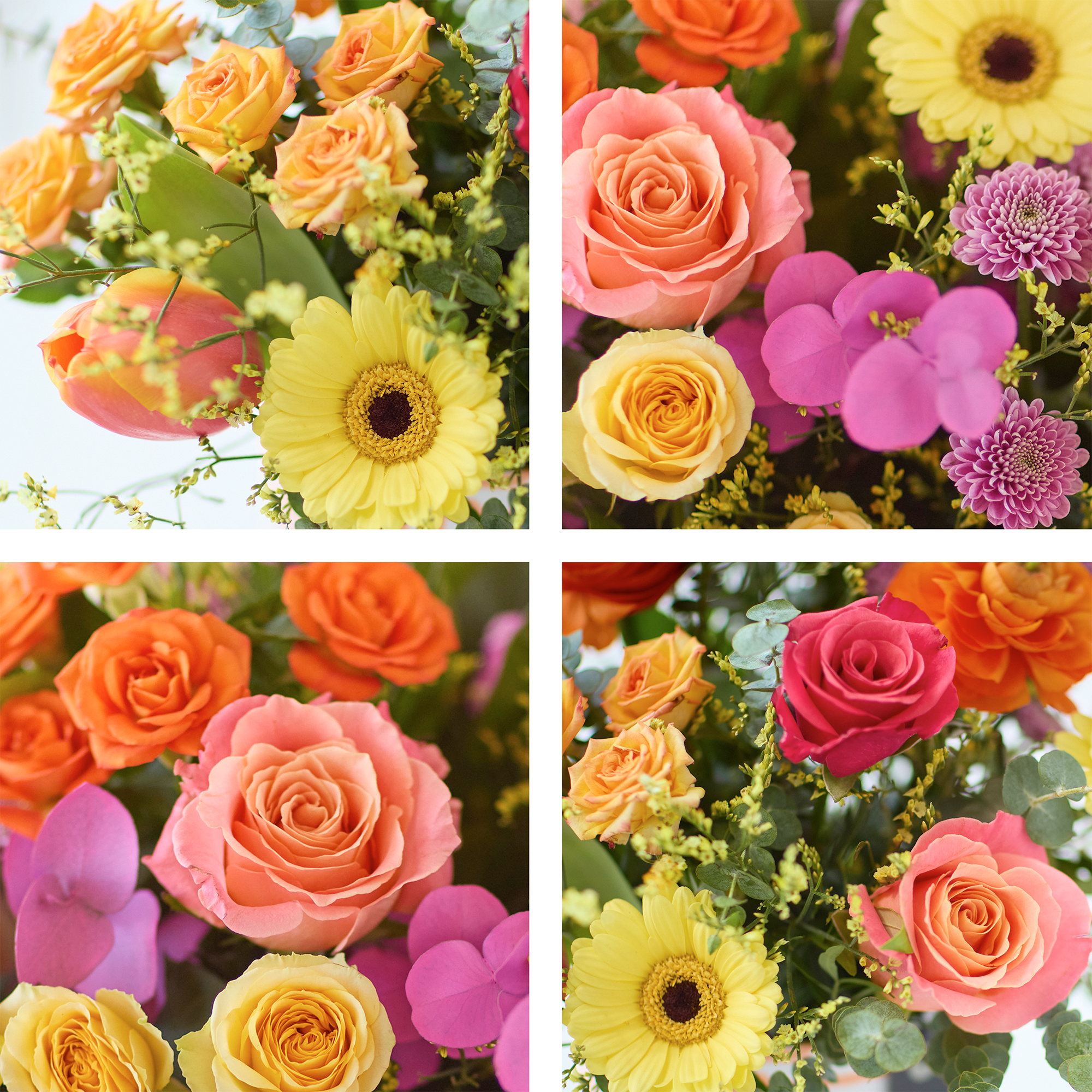 Image 2 of 4 of Bright Hatbox Flowers