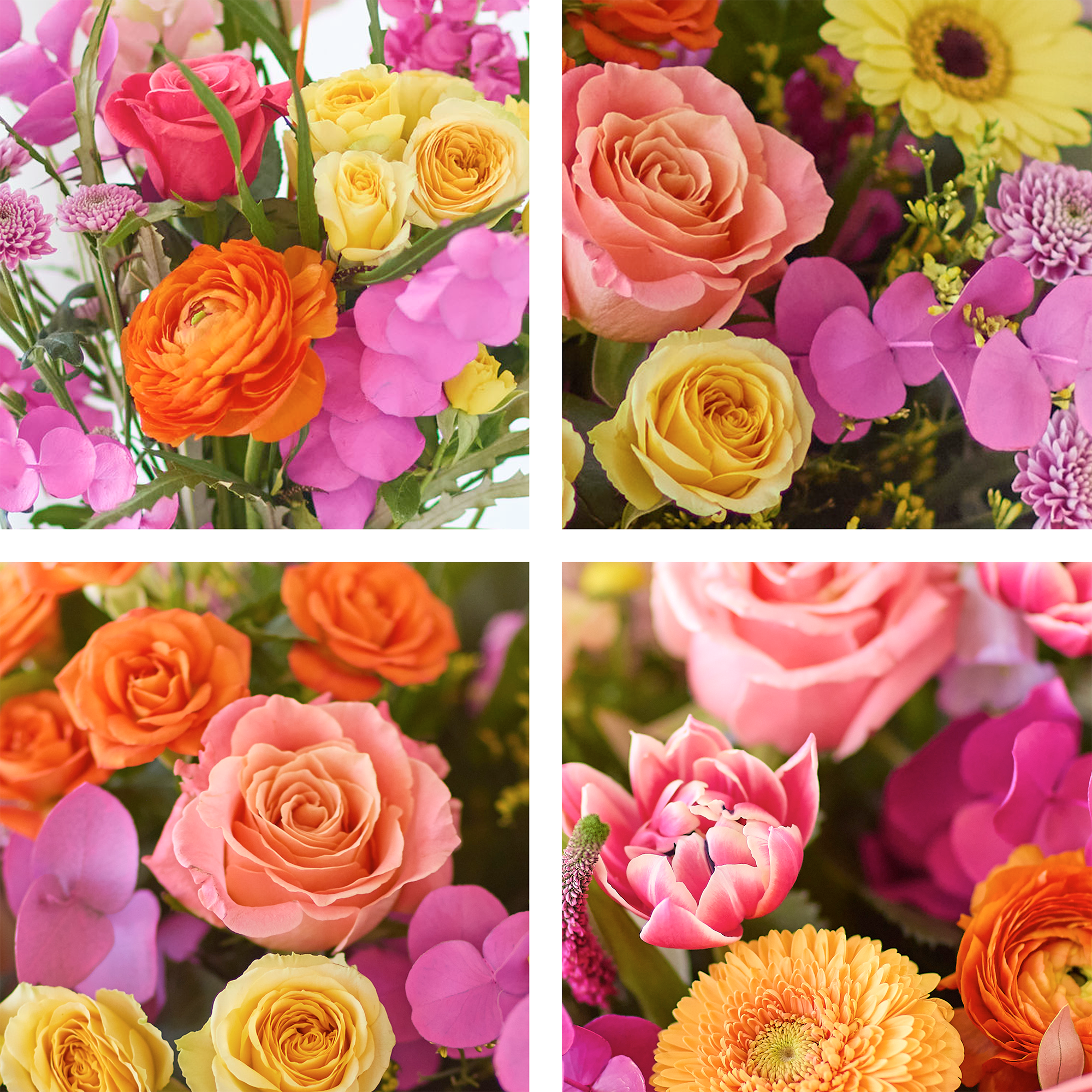 Image 2 of 4 of Bright Flowers in a Vase