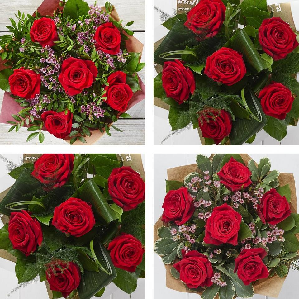 Image 2 of 4 of 6 Red Rose Gift Box
