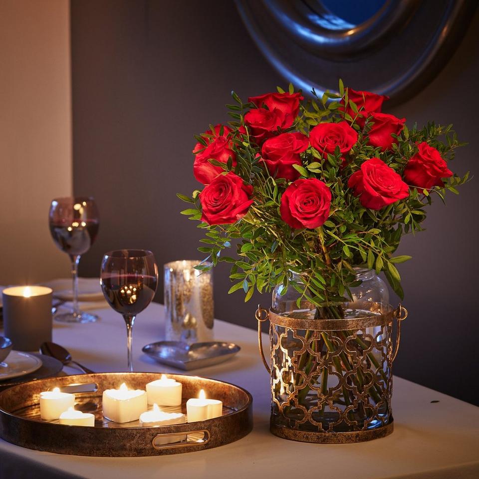 Image 3 of 5 of Dozen Luxury Red Roses