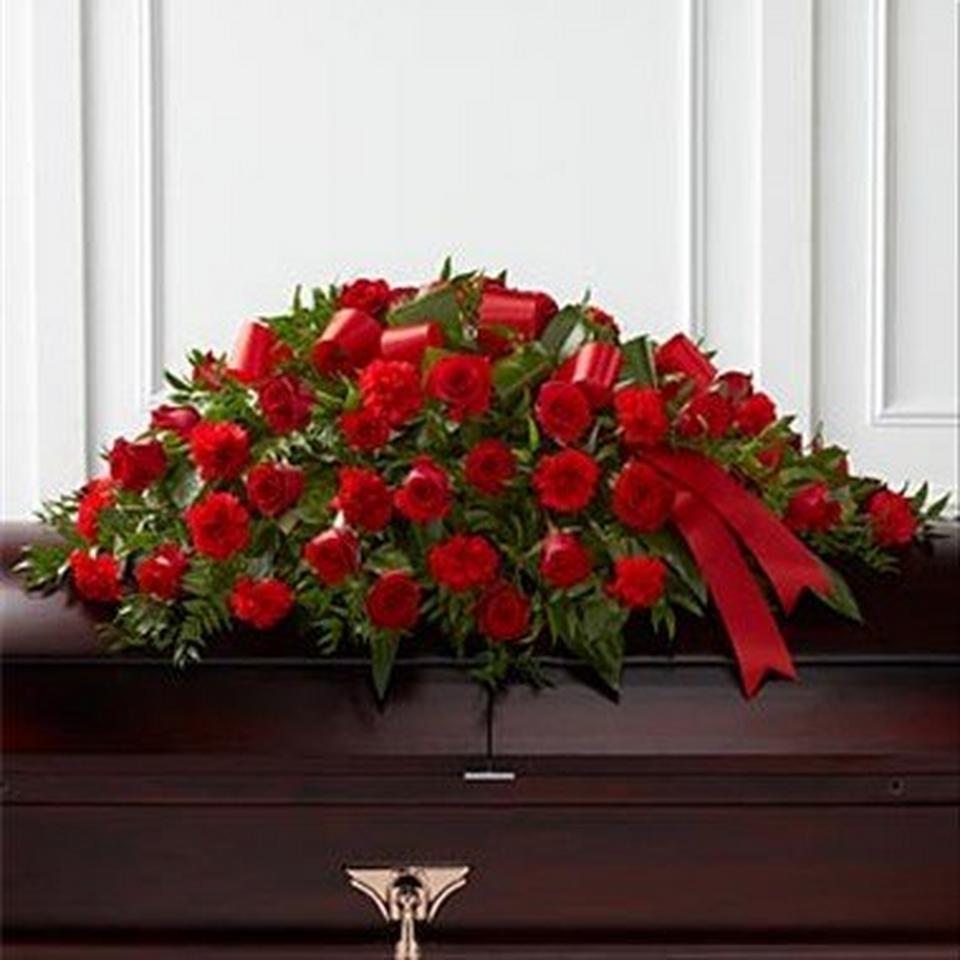 Image 1 of 1 of Dearly Departed Casket Spray