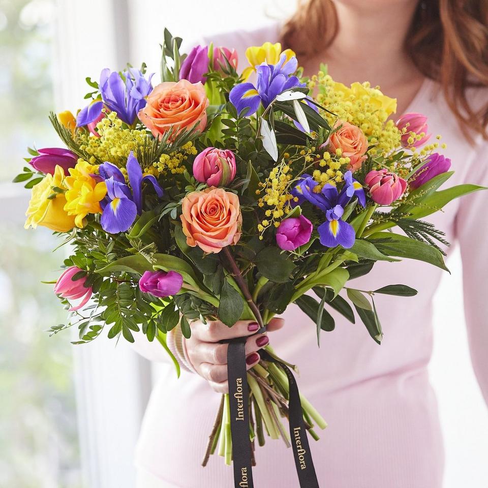 Joyful Birthday Tulips Bouquet