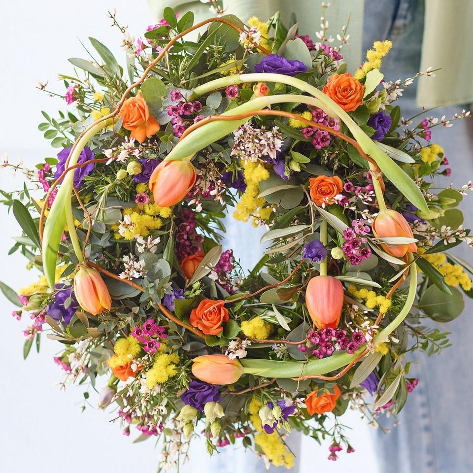 Vibrant Spring Wreath