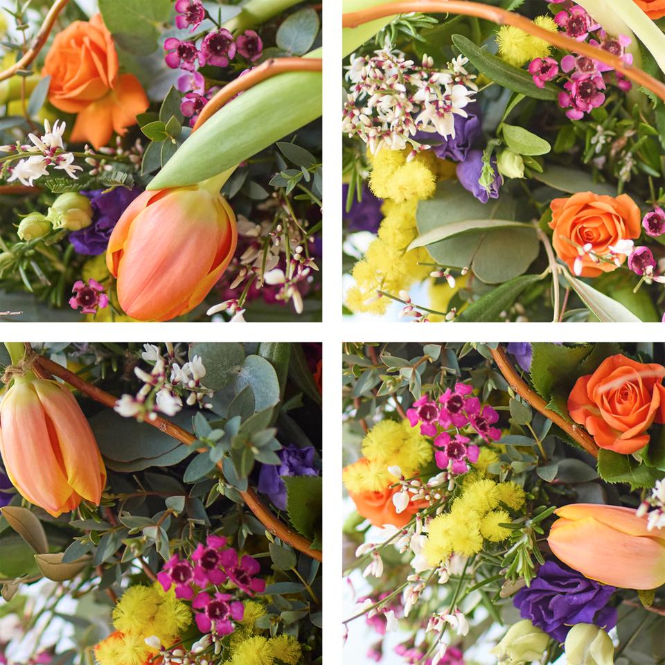 Image 2 of 3 of Vibrant Spring Wreath