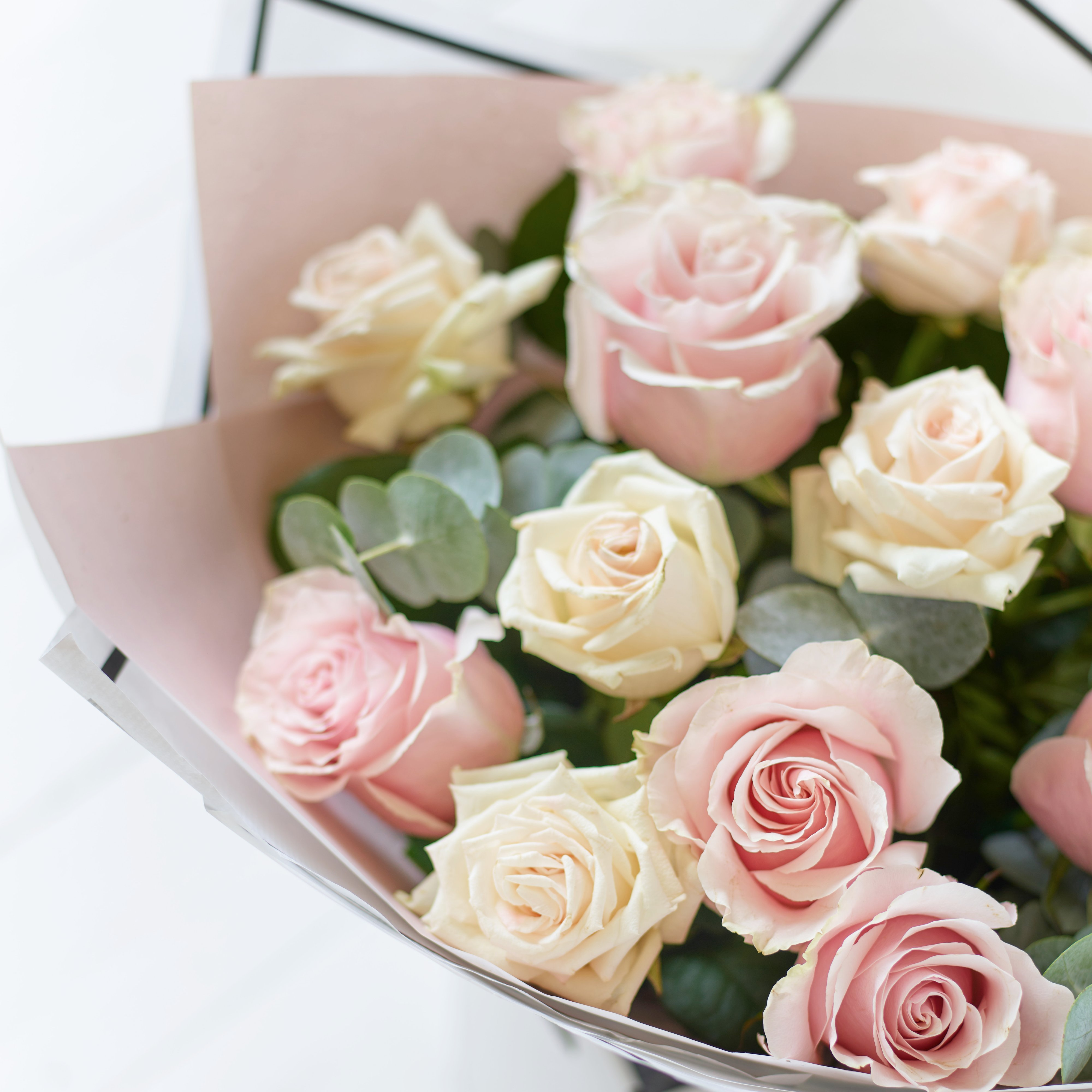 Image 4 of 6 of Pink Rose Bouquet