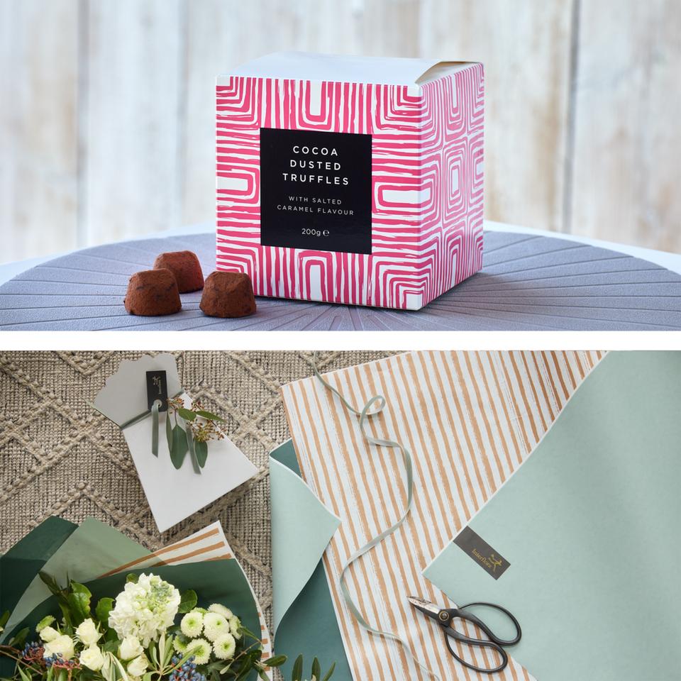 Image 4 of 4 of On Trend Winter Bouquet with Chocolates