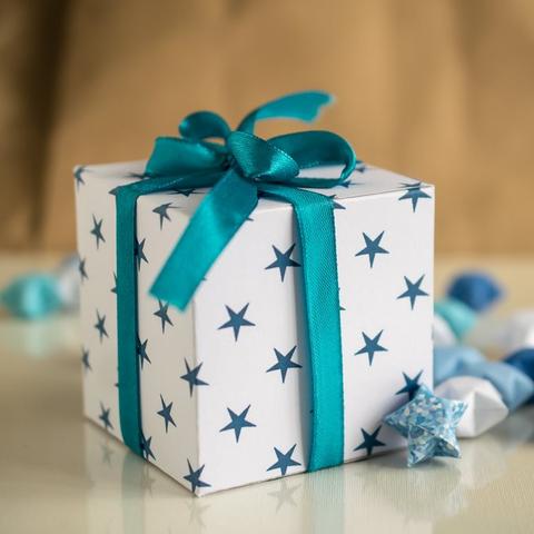 White-and-blue-present-with-stars