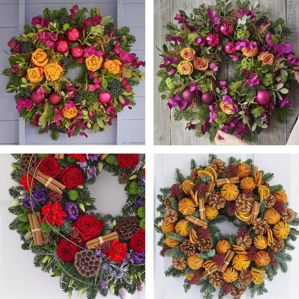 Image 2 of 2 of Rich and Vibrant Christmas Wreath