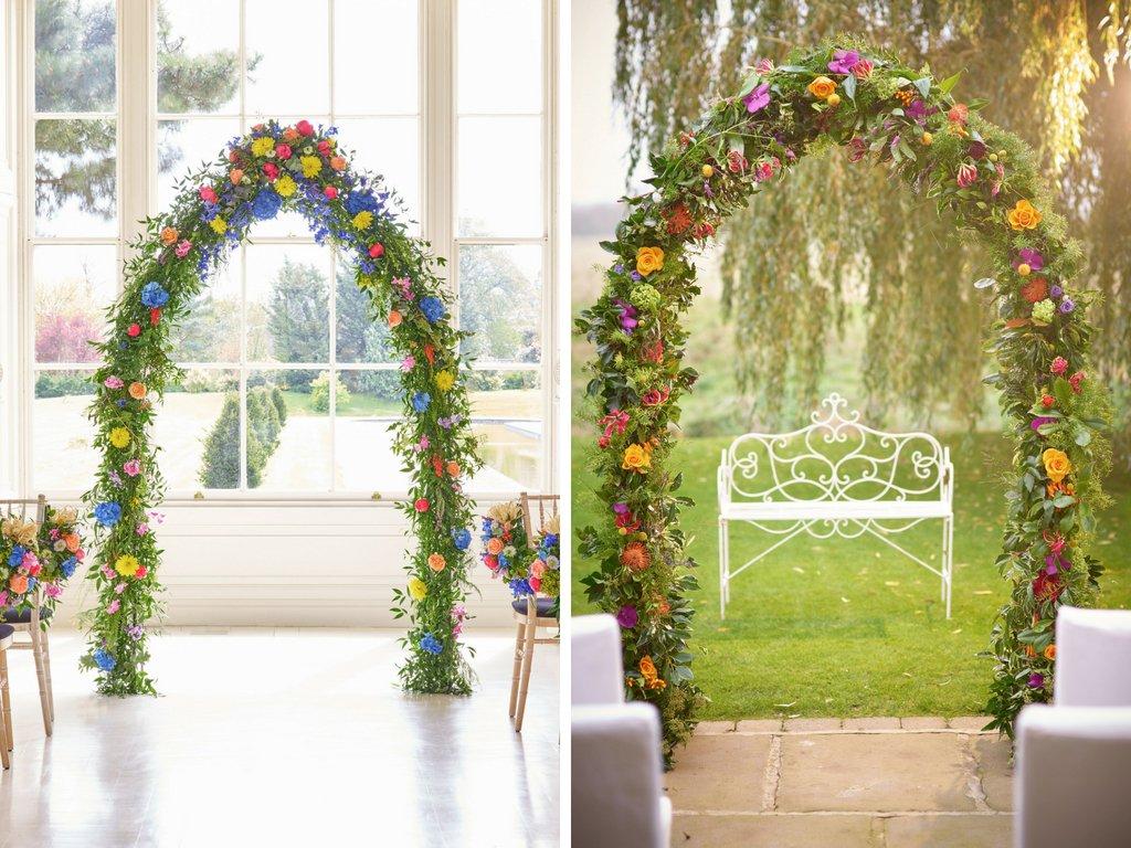 bright-mix-floral-wedding-arch
