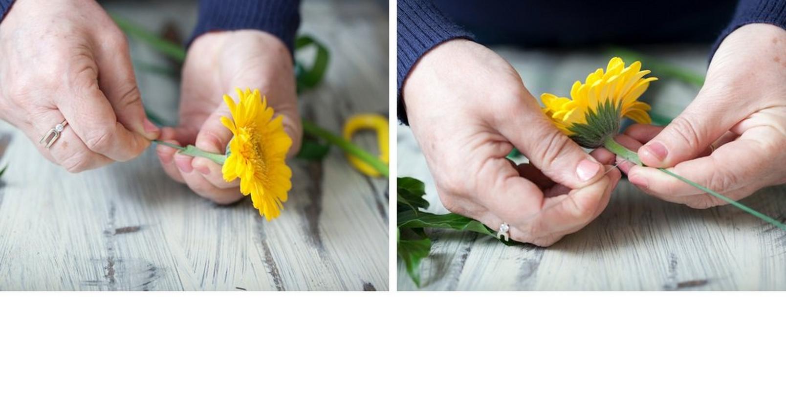 how to make a flower crown