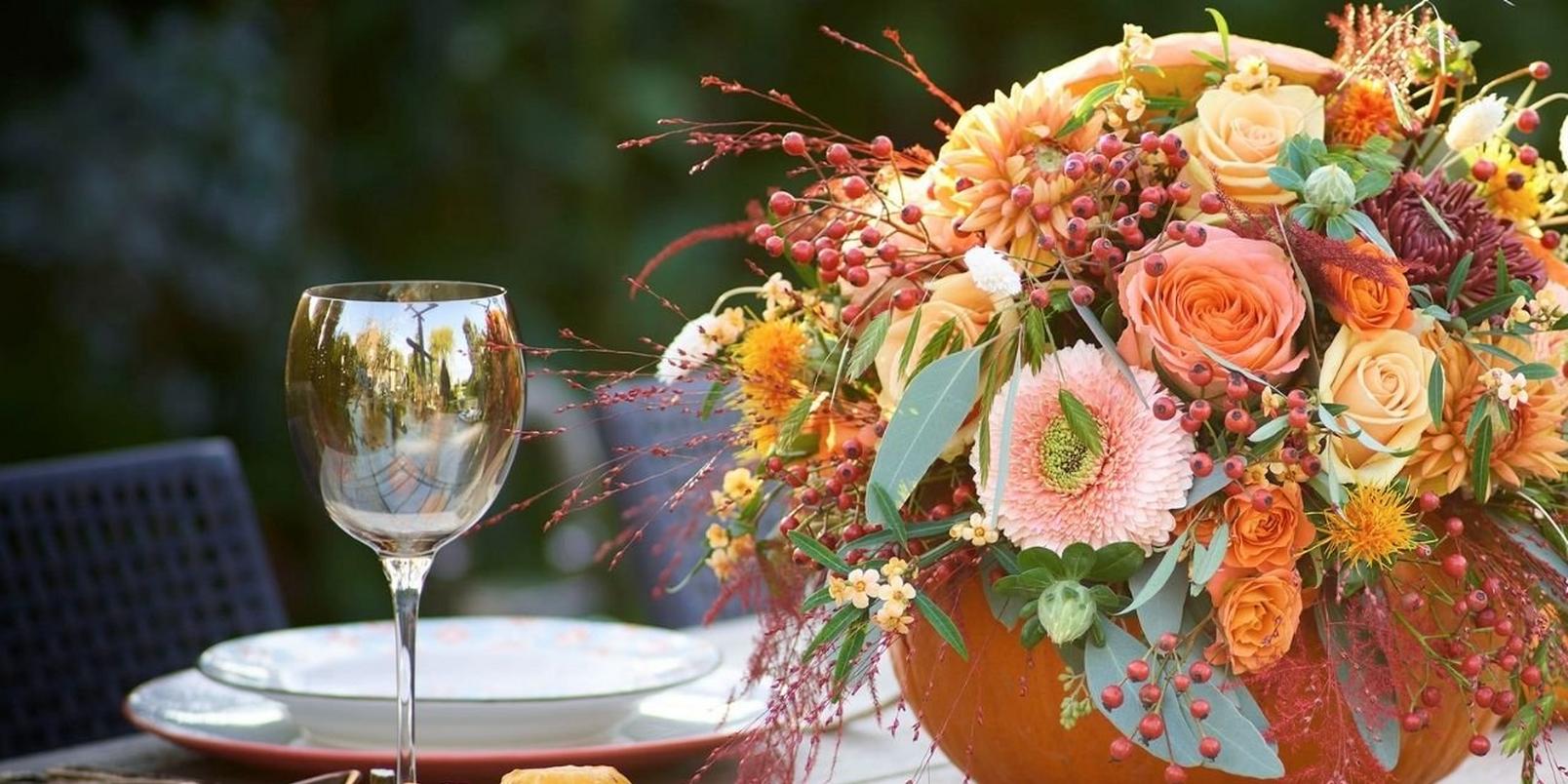 pumpkin-arrangement-oranges